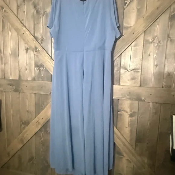 High Low Blue Dress for Women - 5Xl - Picture 5 of 7